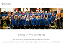 Tablet Screenshot of musikverein-helfenberg.at